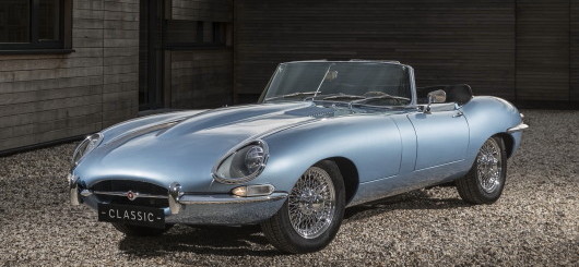 Elektrisch angetriebener Jaguar E-Type Zero 