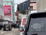 Straßenszene Davos